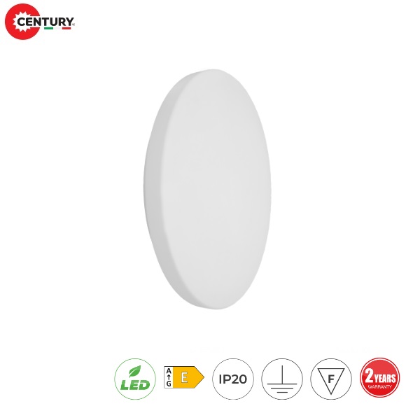 Plafoniera LED 24w Blanca SLIM diam. 365mm Luce Natura 2800 Lumen